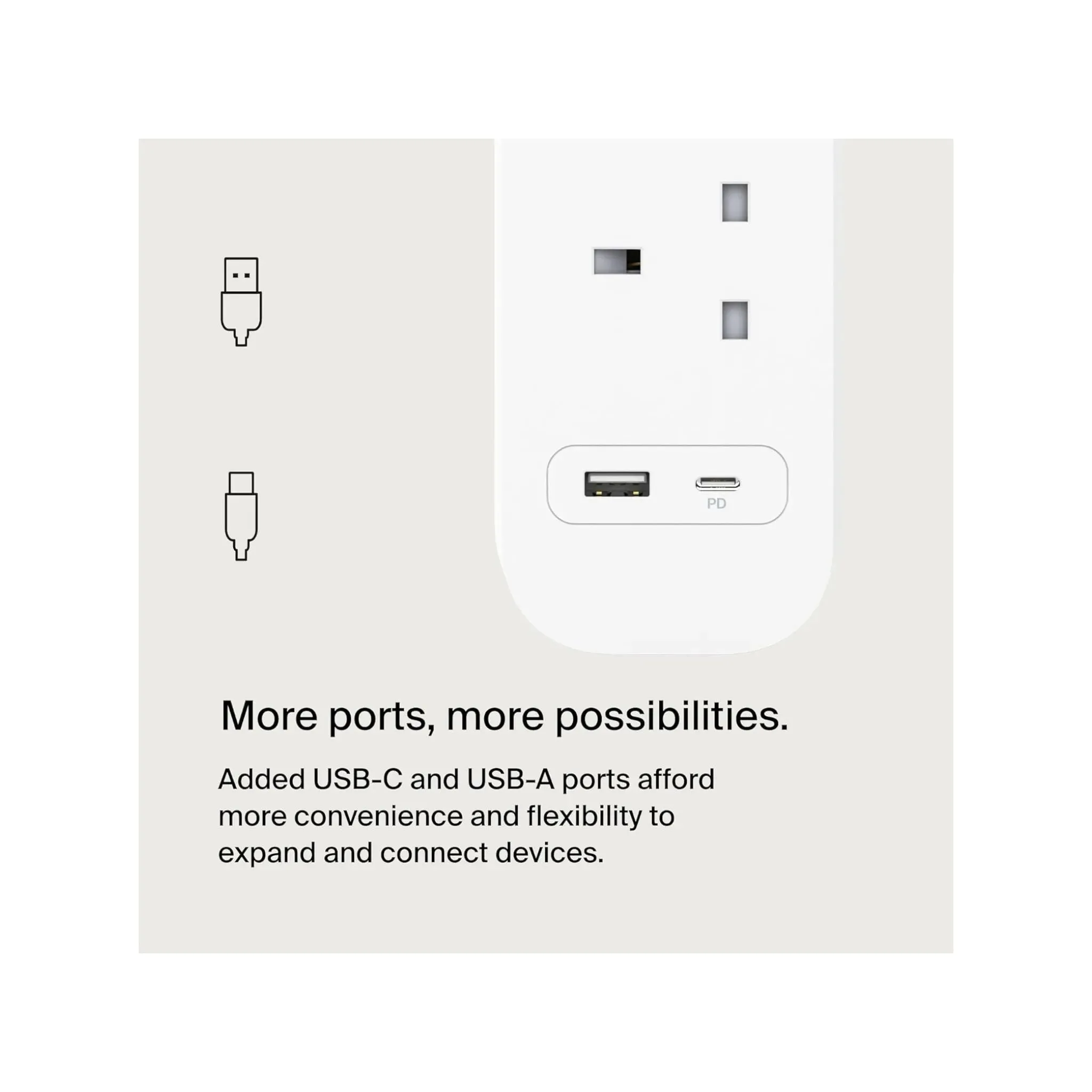 ‫محول بيلكن ٤ مداخل / منفذ تايب سي PD / منفذ USB-A‬