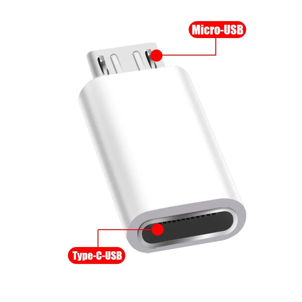 1-5pcs Type C Female To Micro USB Male Adapter Connector Charging Data Transfer USB-C To Micro USB Converters for Xiaomi Samung