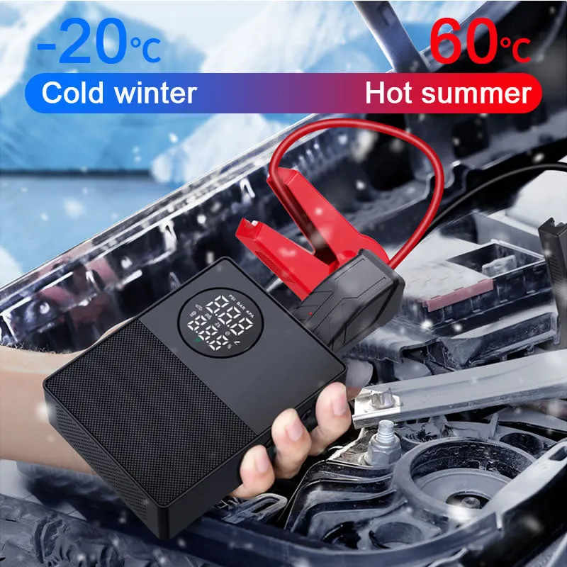 1000A 12Vdc Portable Emergency Starter And Air Compressor For Cars As-50961