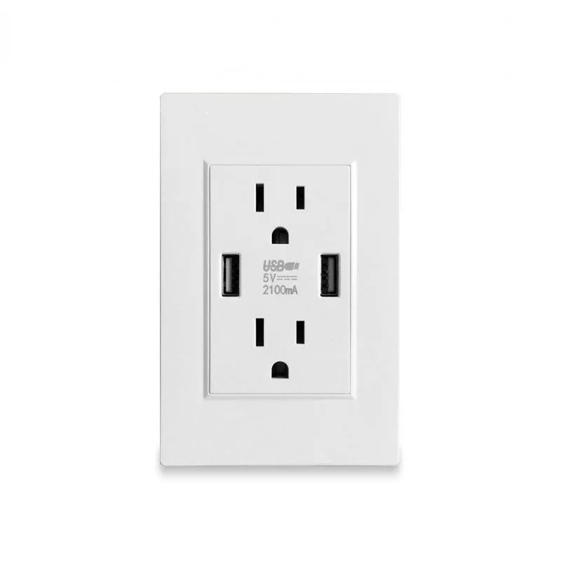 110V Outlet Hidden WIFI 4K Camera with USB Ports.