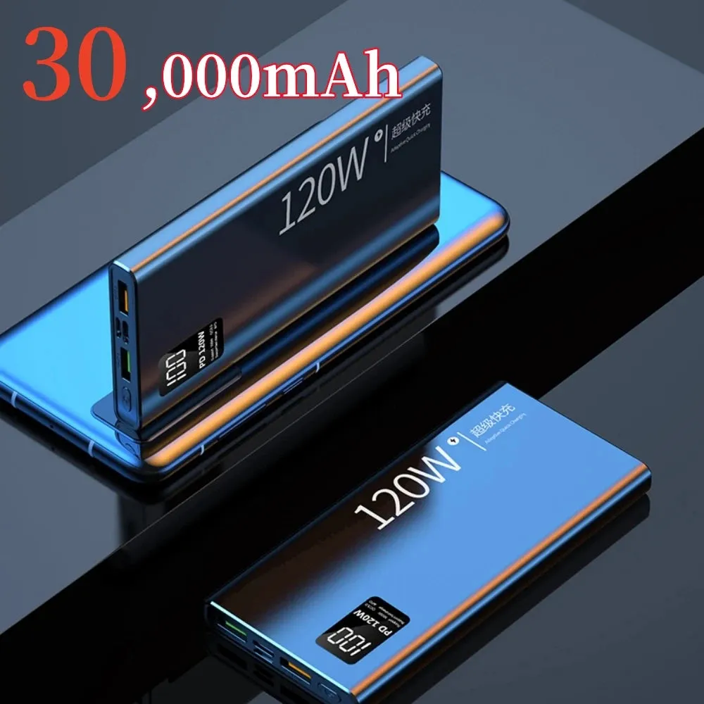 120W Power Bank 50000mAh High Capacity Power Bank Fast Charging