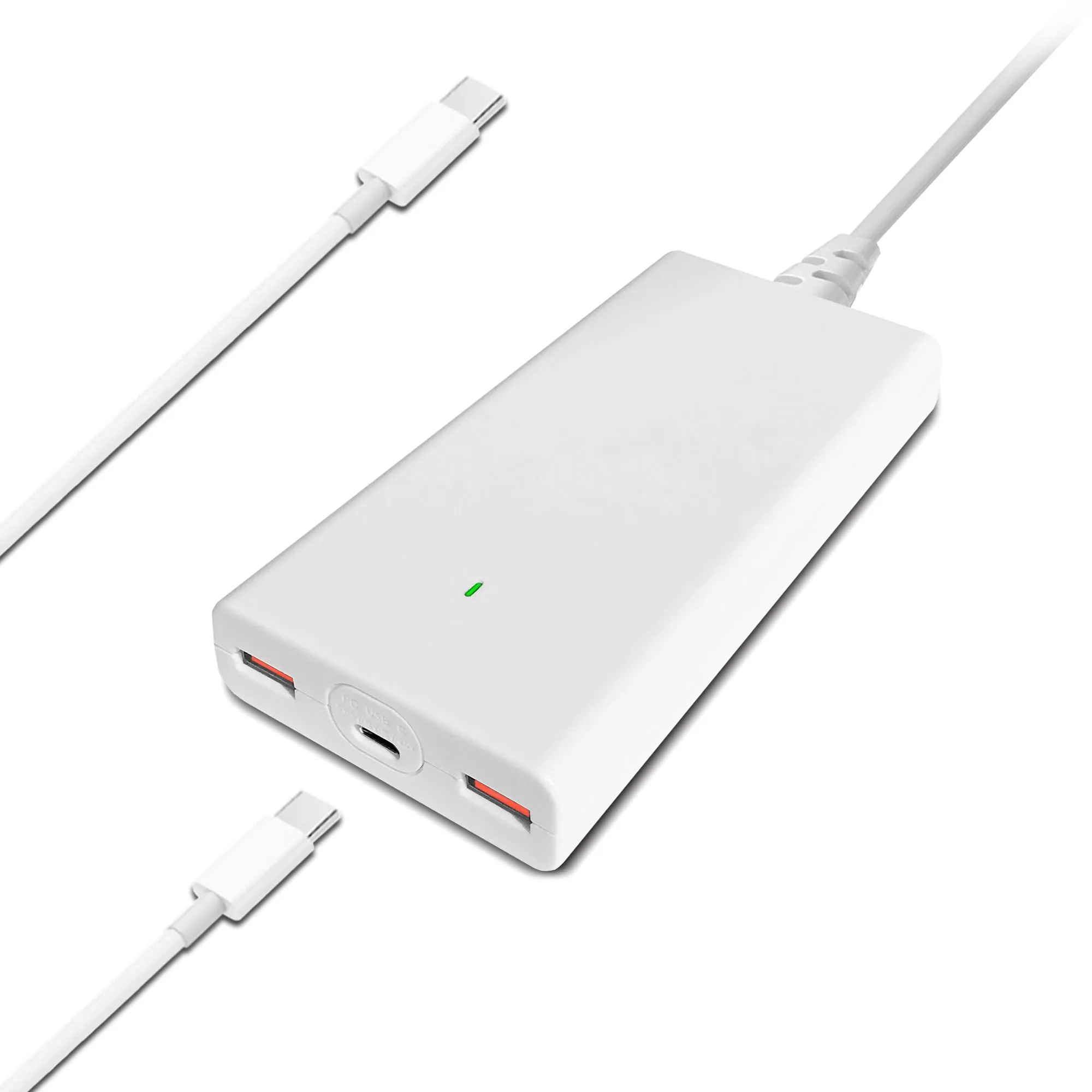 120W Slim USB-C Laptop Charger High Power Delivery for Apple HP Surface Lenovo Razer LG Dell USB-C Laptop Charger 90W 65W 60W 45W Power Adapter P120