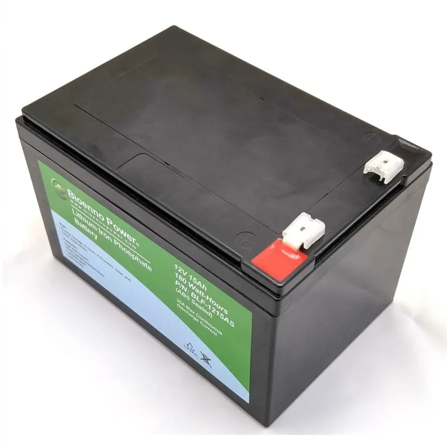 12V, 15Ah LFP Battery (ABS, BLF-1215AS)