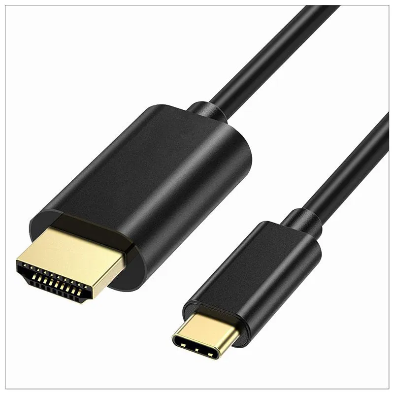 1.8M 4K USB-C to HDMI Cable with Gold-Plated Connectors