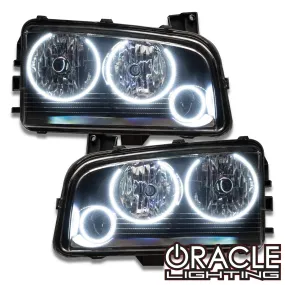 2005-2010 Dodge Charger Pre-Assembled Headlights - Non HID - Triple Halo