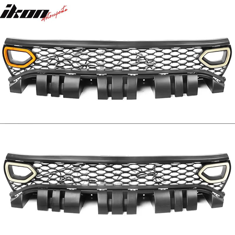 2015-2023 Charger SRT Scat Pack Upper Car Grille With LED Lights PP