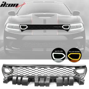 2015-2023 Charger SRT Scat Pack Upper Car Grille With LED Lights PP