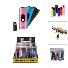 24 Units USB Stun Guns and Key-Chain Pepper Spray Bundled