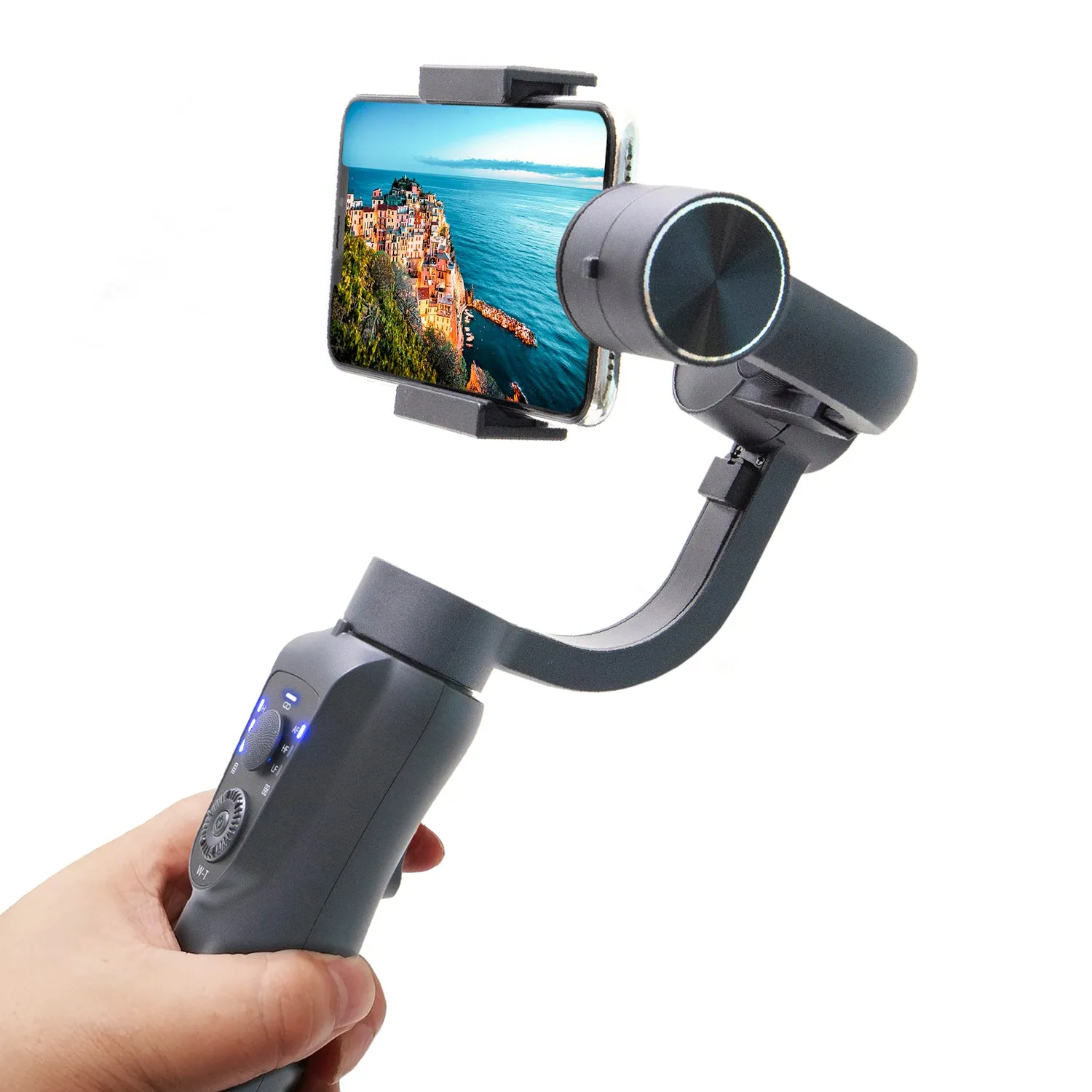 3-Axis Stabilizer Lightweight & Foldable with Handheld Auto Time-Lapse