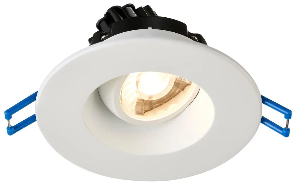 3″ Round Regressed Gimbal LED, 7.5W, Selectable CCT and Multiple Finishes