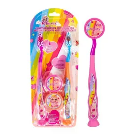 4 Pack Oral Fusion Princess Kids Toothbrush