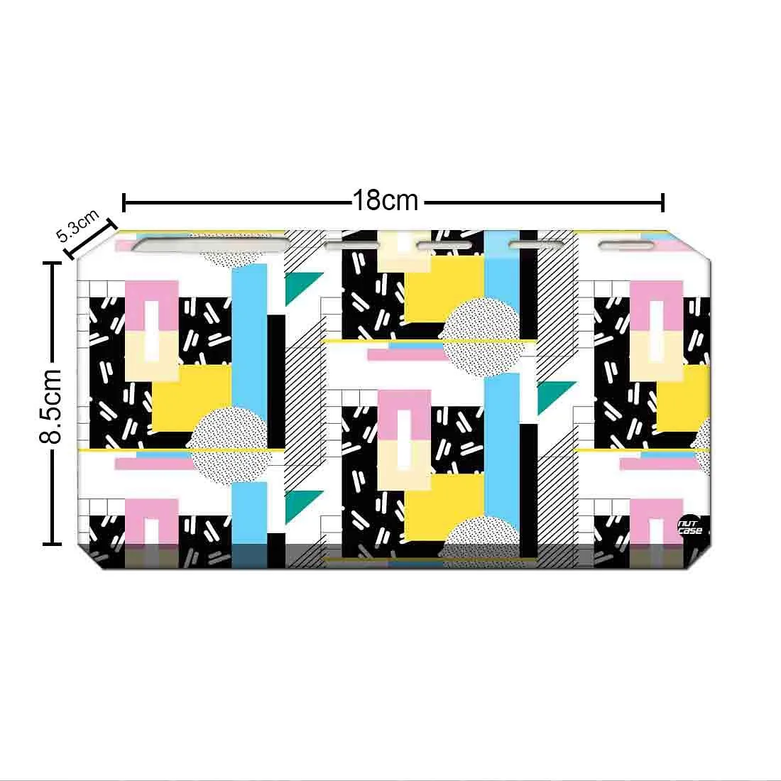 4 Toothbrush Holder Wall Mount -Box Pattern