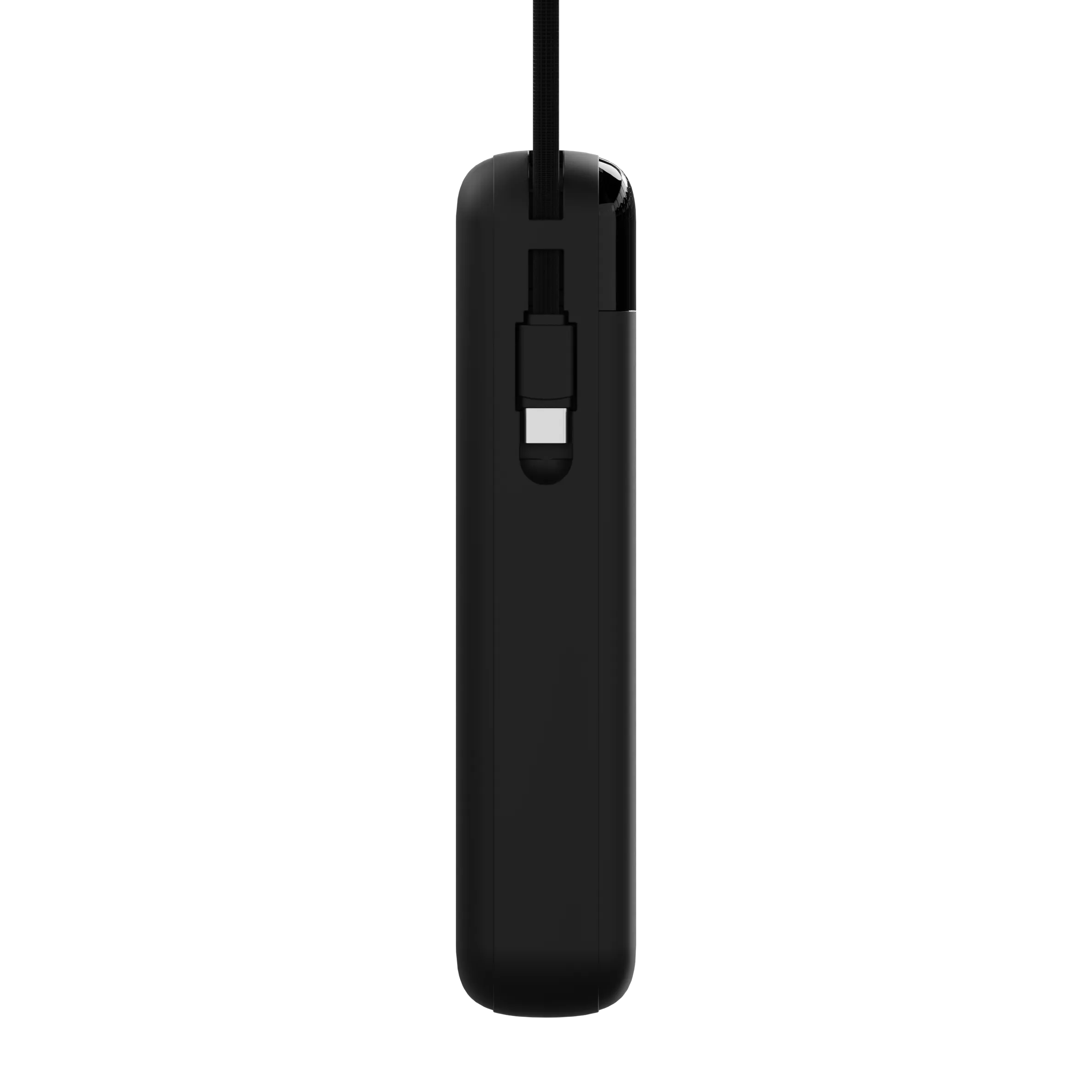 40,000mAh Power Bank with Integrated USB-C Cable - Black