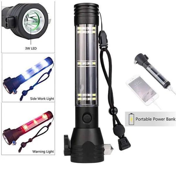 4000LM Rechargeable Multifunction Emergency Torch