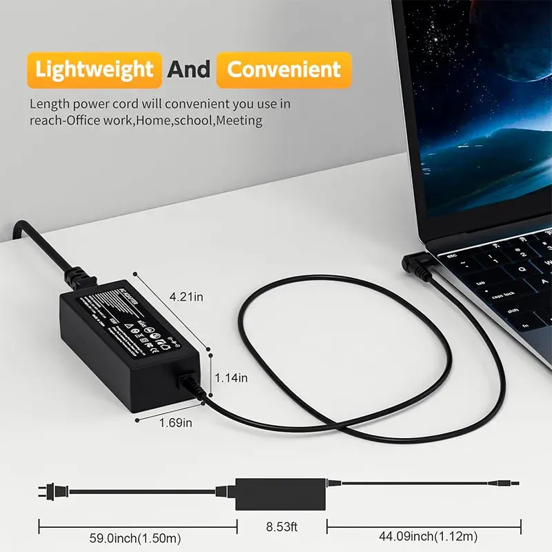 45W Charger for Dell Laptops with Barrel Connector (4.5*3.0 mm)