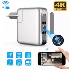 4K Wireless WiFi Camera USB Universal Travel Charger Security Camera