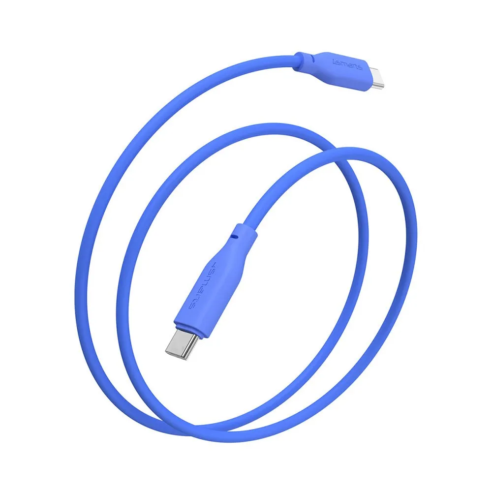 4smarts High Flex USB-C til USB-C Kabel 60W - 1.5m - Blå