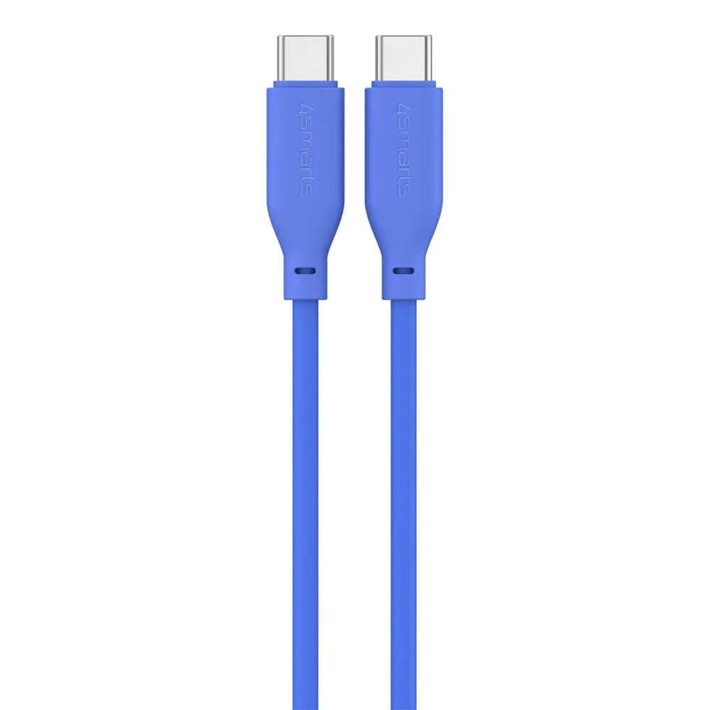 4smarts High Flex USB-C til USB-C Kabel 60W - 1.5m - Blå