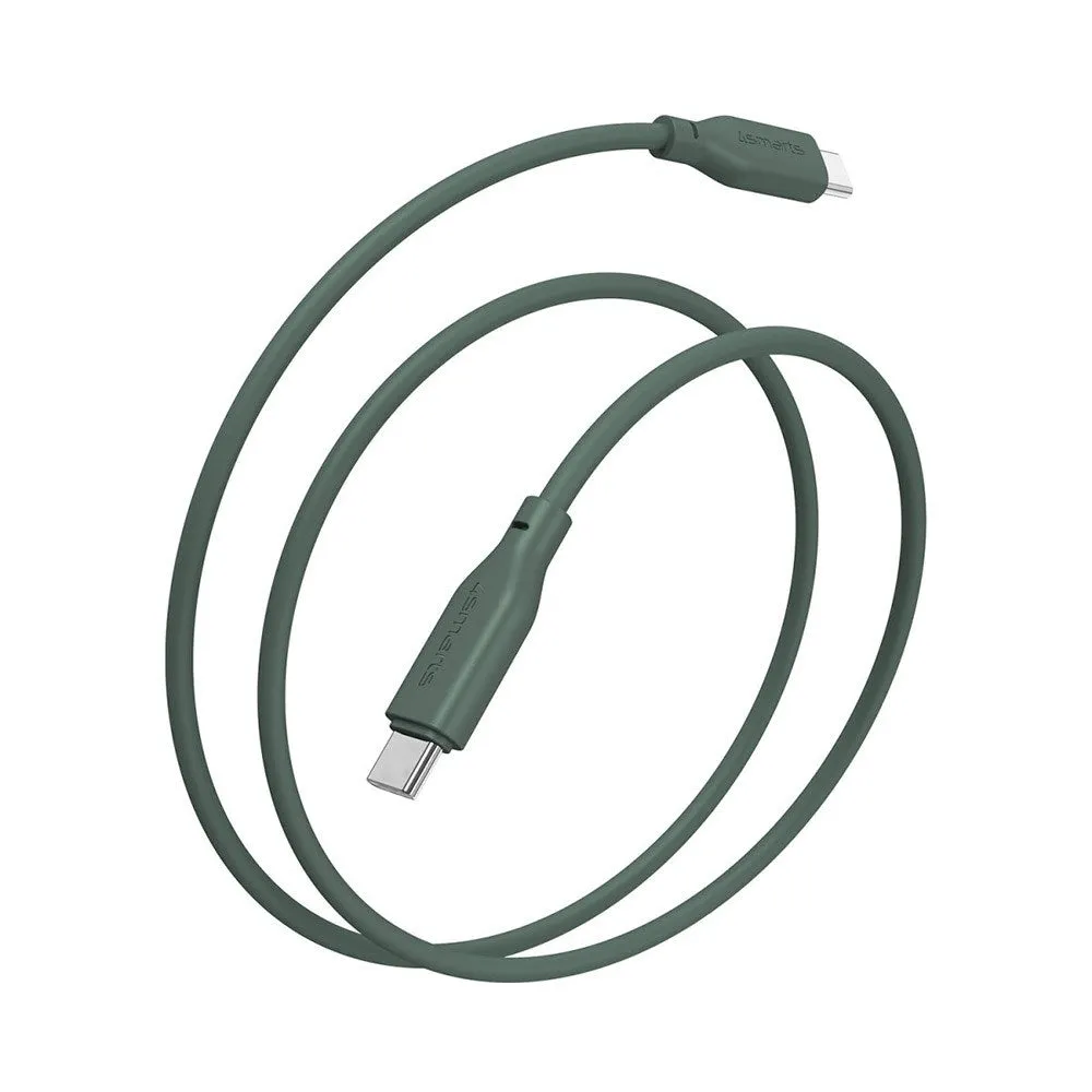 4smarts High Flex USB-C til USB-C Kabel 60W - 1.5m - Grøn