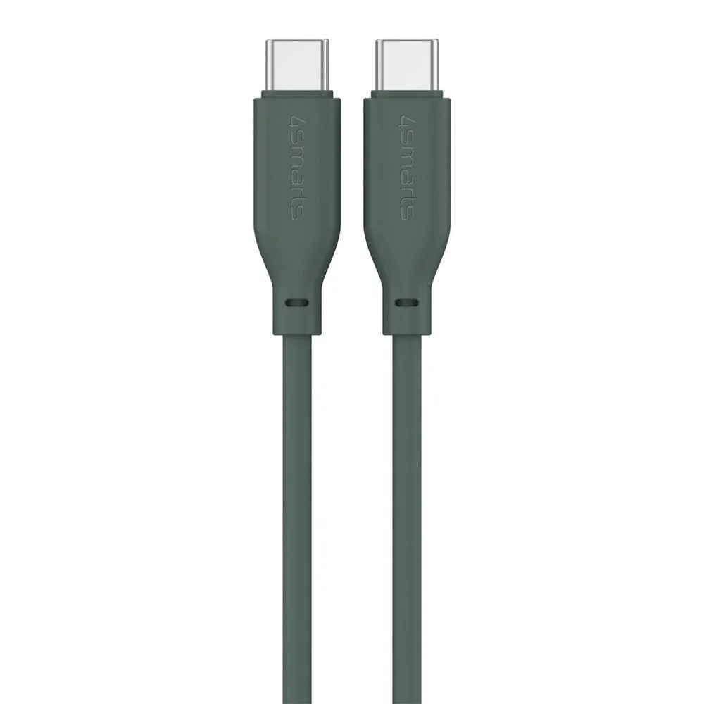 4smarts High Flex USB-C til USB-C Kabel 60W - 1.5m - Grøn