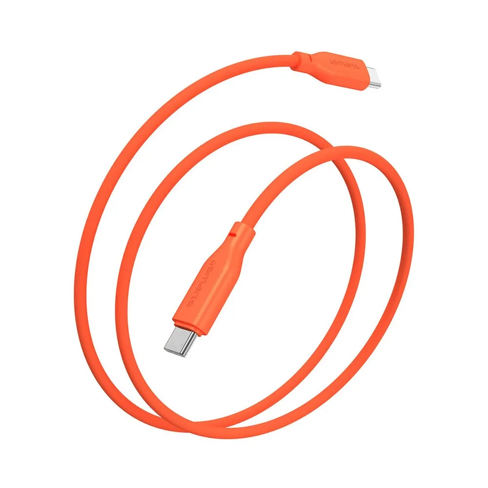 4smarts High Flex USB-C til USB-C Kabel 60W - 1.5m - Orange