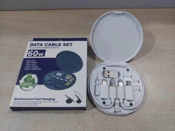 (5 In 1 ) Data Cable Set (random Colors)