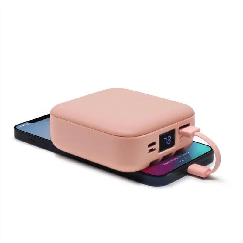 5000Mah Mini Power Bank Portable Charger With Makeup Mirror Se016 - Shop Now For Best Deals