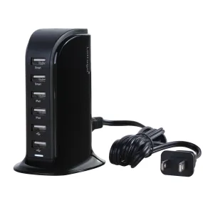 6 port USB tower charger