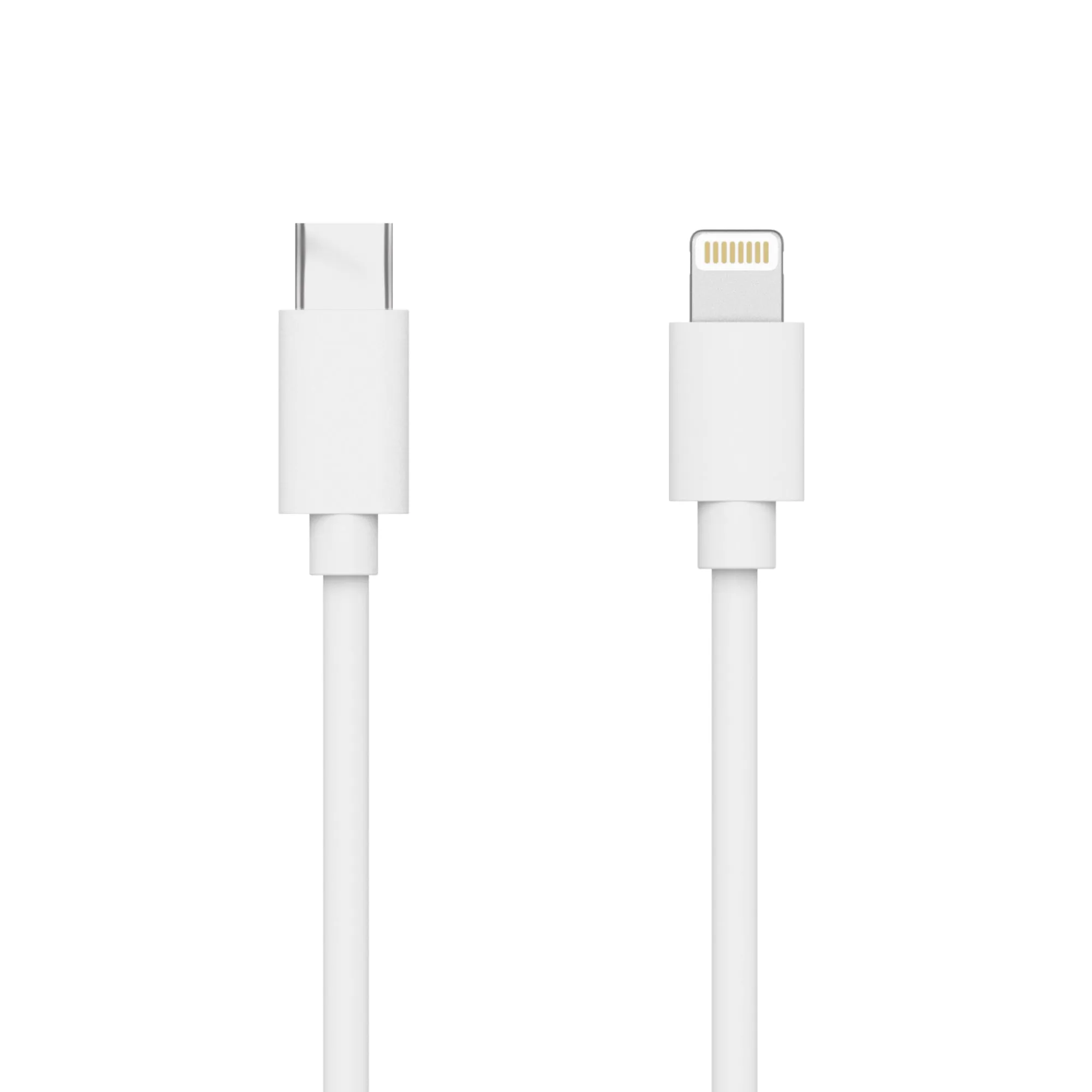 6ft Lightning to USB-C PVC Cable - White