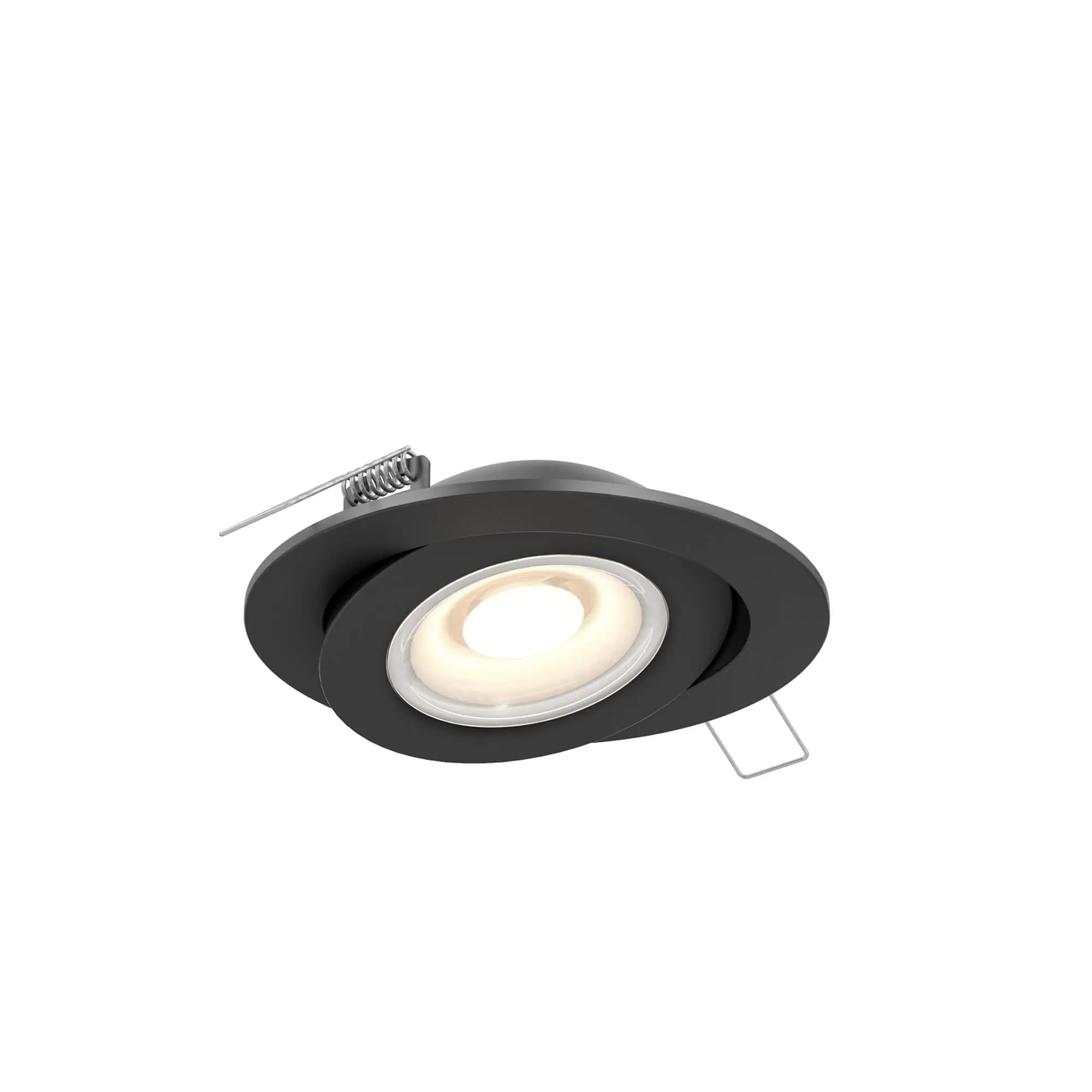 6" Flat Gimbal CCT LED Recessed Trim