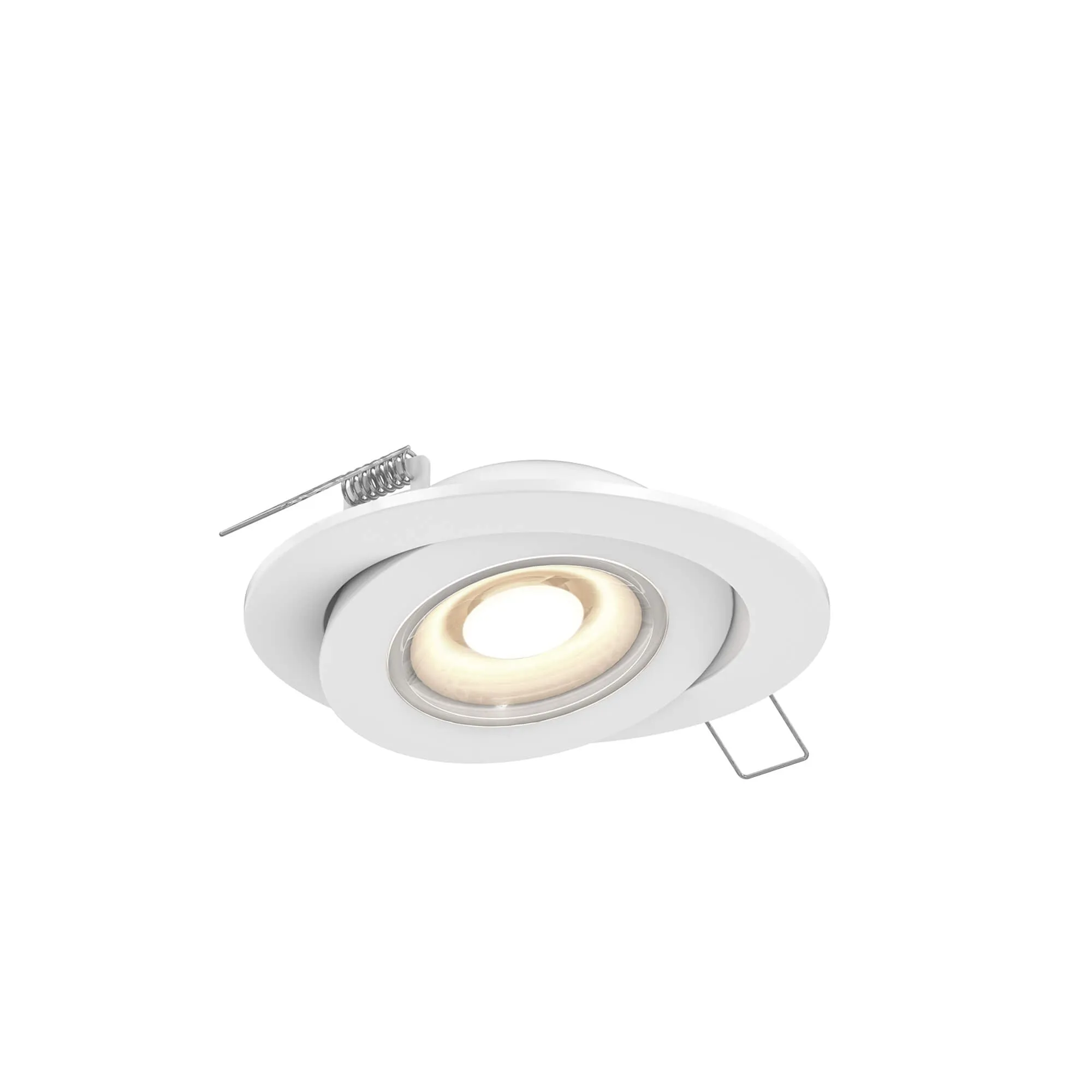 6" Flat Gimbal CCT LED Recessed Trim