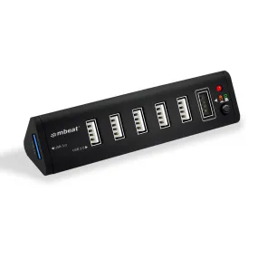 7-Port USB 3.0 & 2.0 Hub with Fast Charging - mbeat