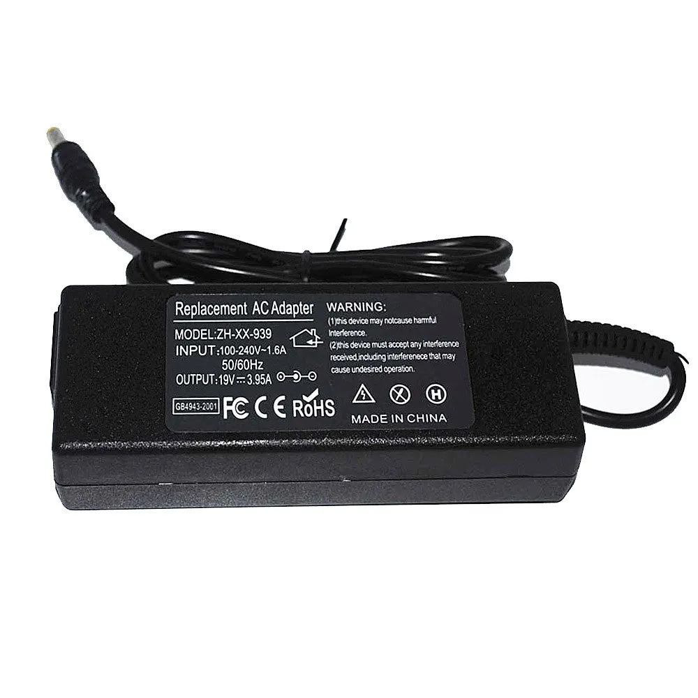 75W Laptop AC Adapters 2017 AC Adapter Power Supply Charger Cord For Toshiba Satellite laptop