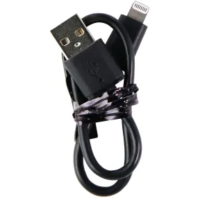 (8-inch) USB Charge & Sync Power Cable for iPhones - Black