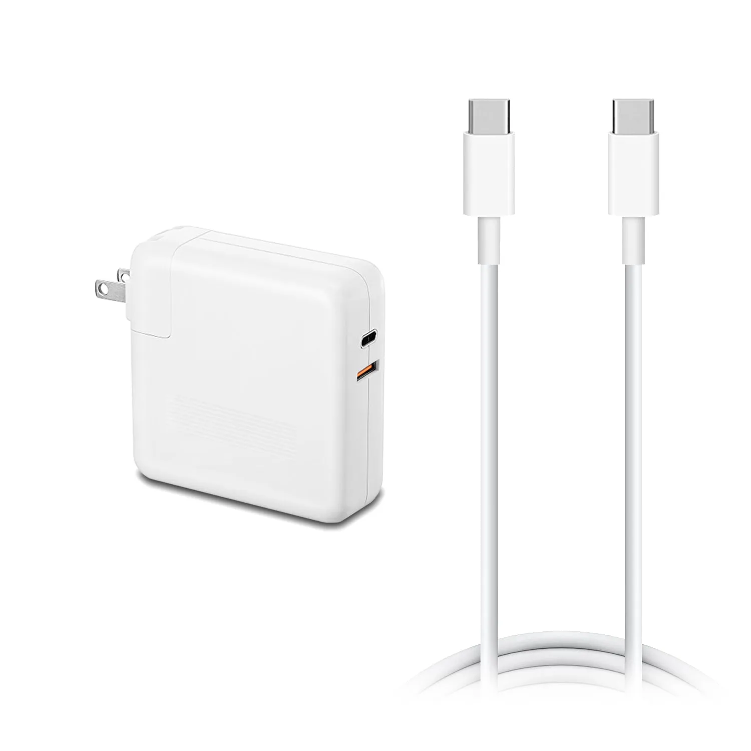 87W 67W 61W USB-C Charger with USB C cable for Apple MacBook Pro Air 87W 67W 61W USB-C Laptop Power Supply A1719 Ac Adapter with QC USB Port