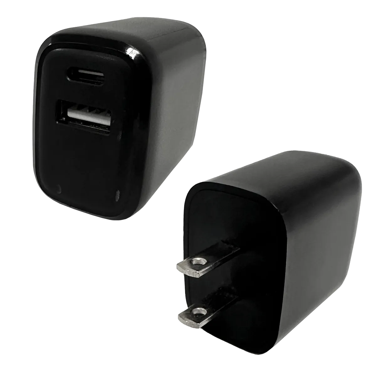 AC Wall Charger Dual Port USB / USB-C 20 Watts - 12 Pieces Per Pack 24675