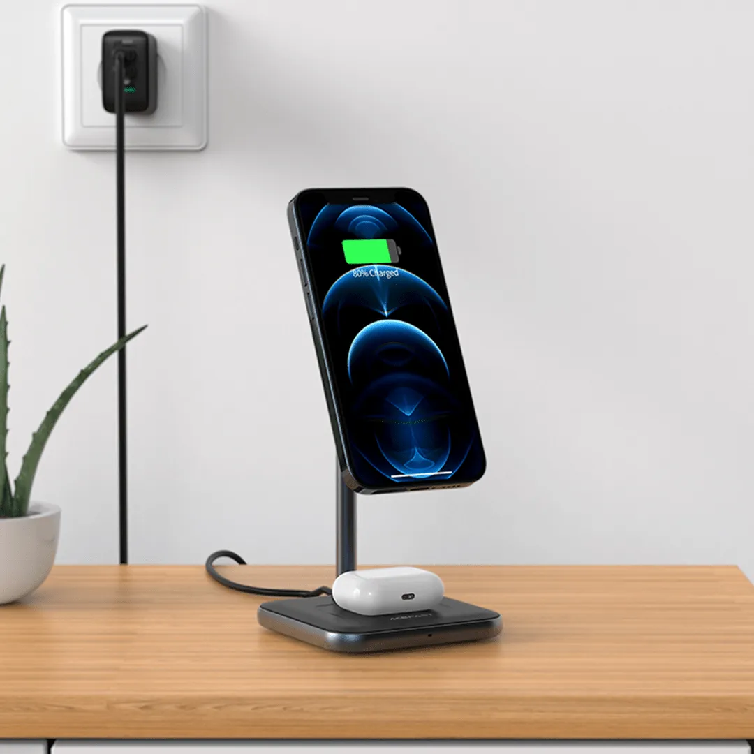 AceFast 2-in-1 Wireless 15W Fast Charging Stand