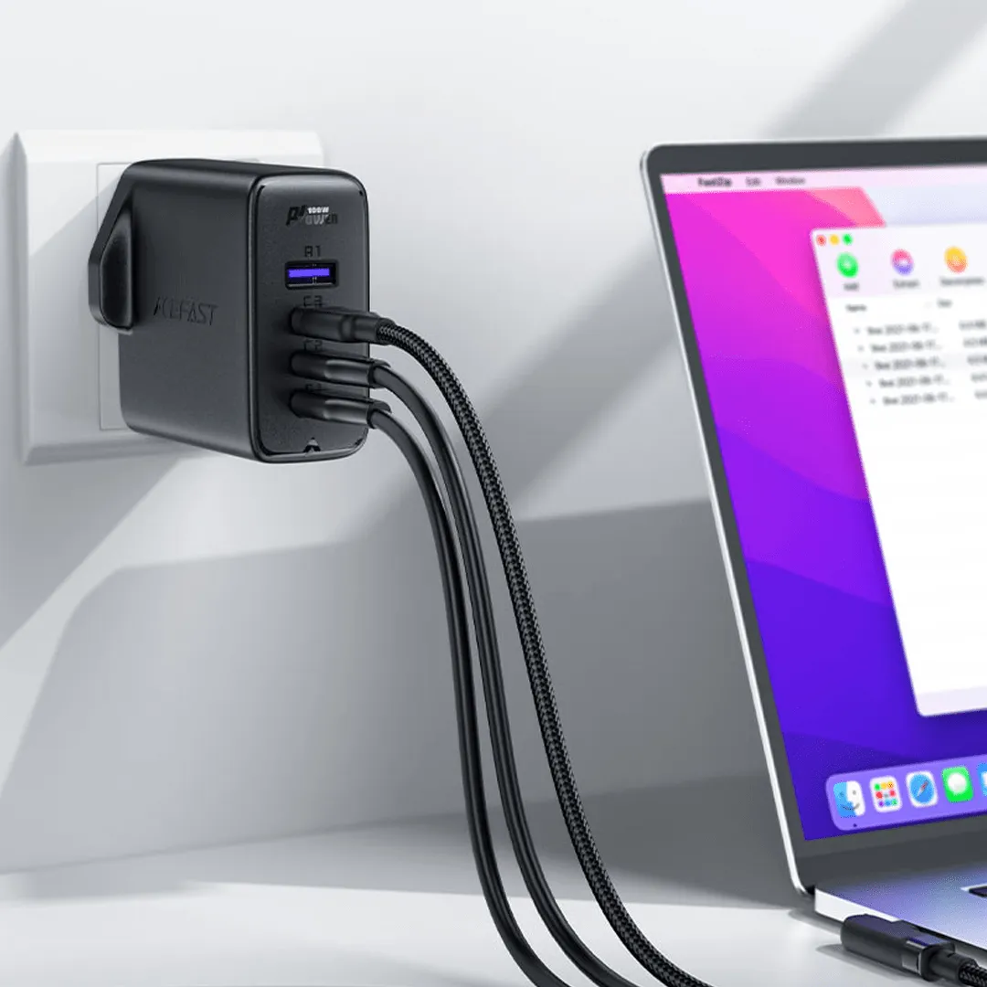 AceFast PD 100W GaN USB-C Charger (UK)