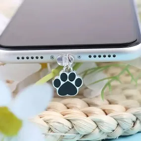 Adorable Cat Claw Phone Charm - Dust Proof Charger Plug for iPhone & Samsung Type-C Ports