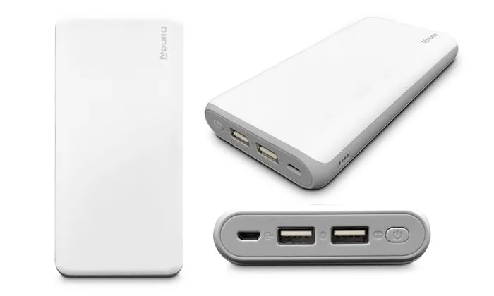 Aduro UltraBoost Power Bank 20,000mAh Dual USB Backup Battery