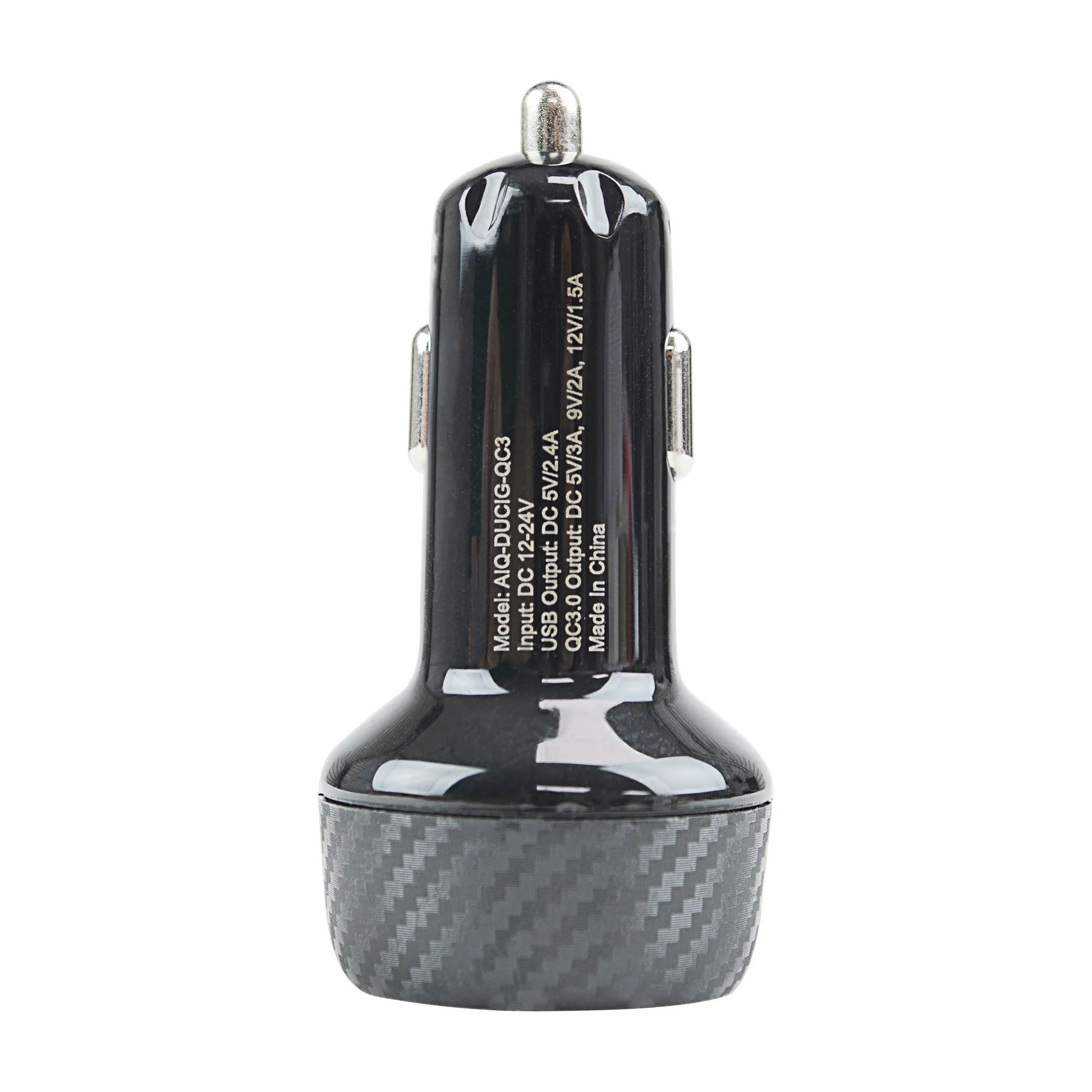 AIQ-DUCIG-QC3 - QC3.0   2.4A Dual USB Car Charger