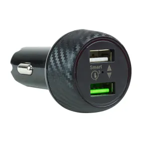 AIQ-DUCIG-QC3 - QC3.0   2.4A Dual USB Car Charger