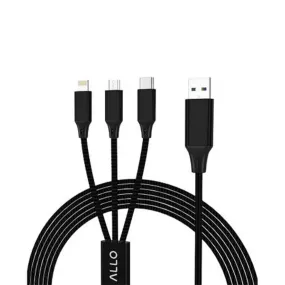 Allo Ultra 3 In 1 USB Charging Cable