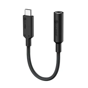 Alogic Elements PRO USB-C til 3.5 mm Audio Adapter - 10cm - Sort