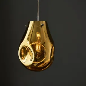 Amos Iris Pendant Gold Small