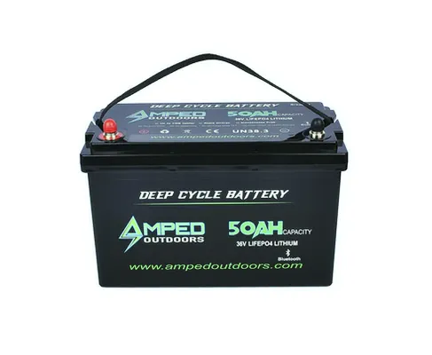 Amped Outdoors (LiFePO4) 36V Lithium Batteries - Battery w/Charger