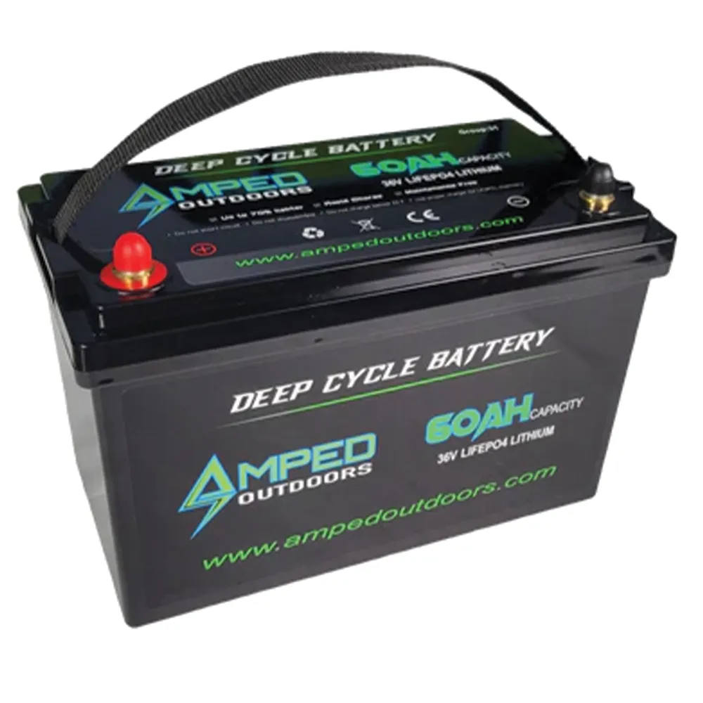 Amped Outdoors (LiFePO4) 36V Lithium Batteries - Battery w/Charger