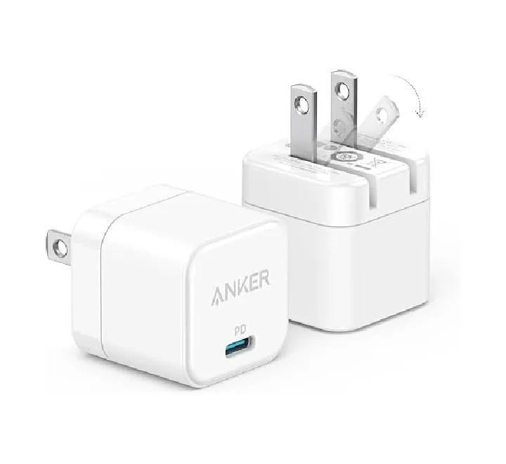 Anker 2-Pack Fast Charger with Foldable Plug USB C Charger (B2149P22)