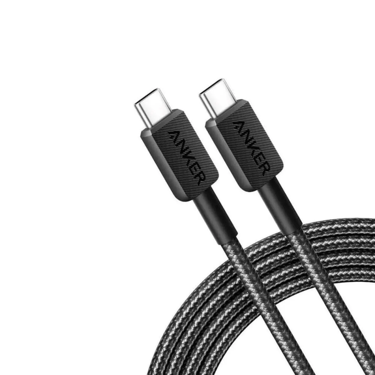 Anker 310 USB-C - USB-C Kabel 240W m. Nylon 1.8 Meter - Sort