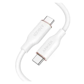 Anker PowerLine III Flow USB-C to USB-C 100W (0.9m/3ft) -White